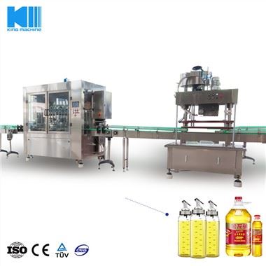 Automatic 2 in 1 Edible Olive Oil Bottle Filling Packing Machine